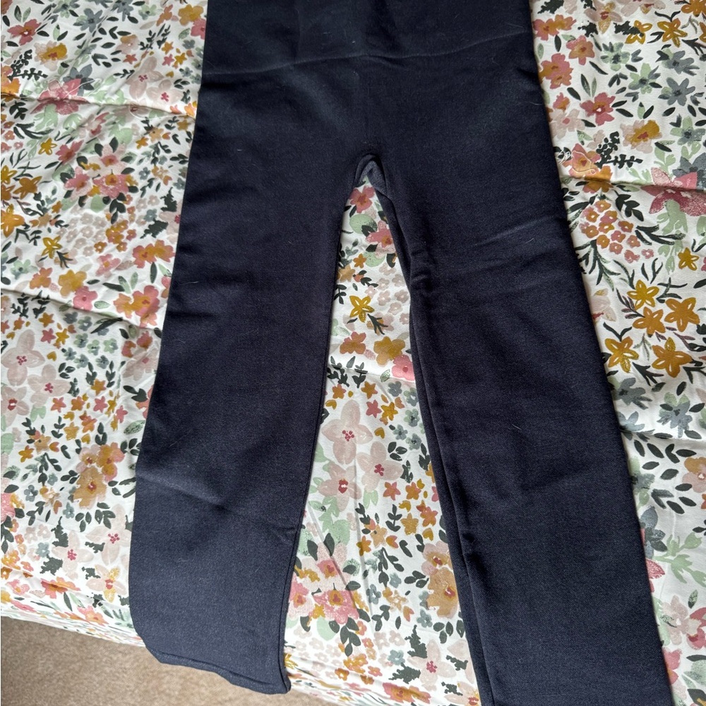 SPANX  blue denim-like capri leggings XL